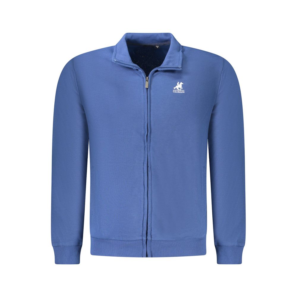 U.S. Grand Polo Blue Cotton Men's Sweatshirt U.S. Grand Polo