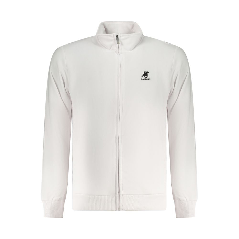 U.S. Grand Polo White Cotton Men's Sweatshirt
