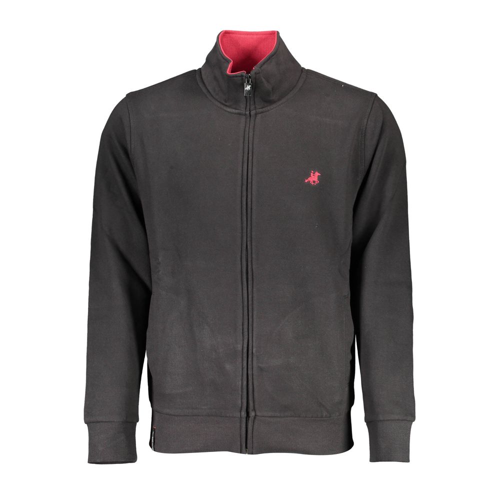 U.S. Grand Polo Black Cotton Men Sweatshirt