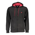 U.S. Grand Polo Black Cotton Men's Hoodie