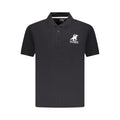 U.S. Grand Polo Black Cotton Men Polo