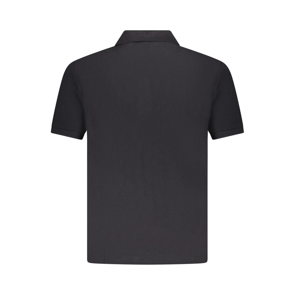 U.S. Grand Polo Black Cotton Men Polo