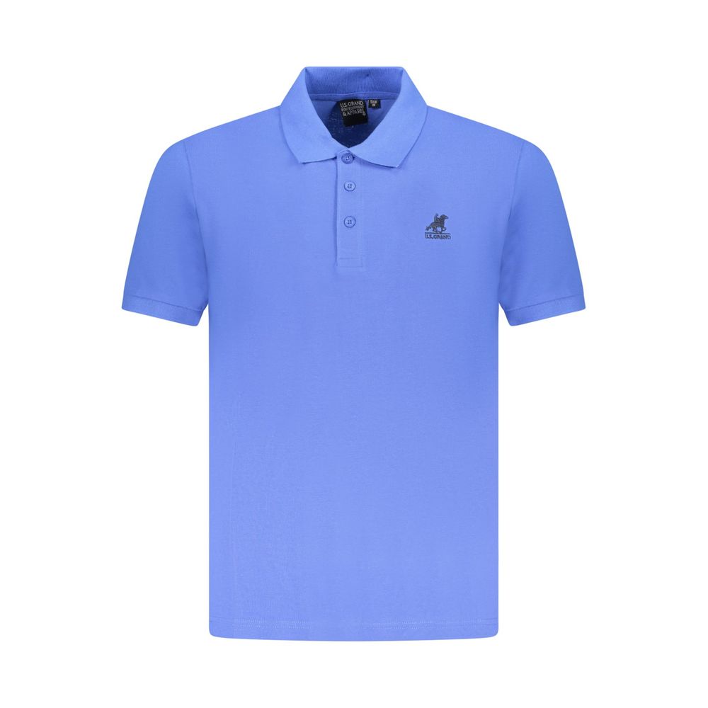 U.S. Grand Polo Blue Cotton Men Polo Shirt