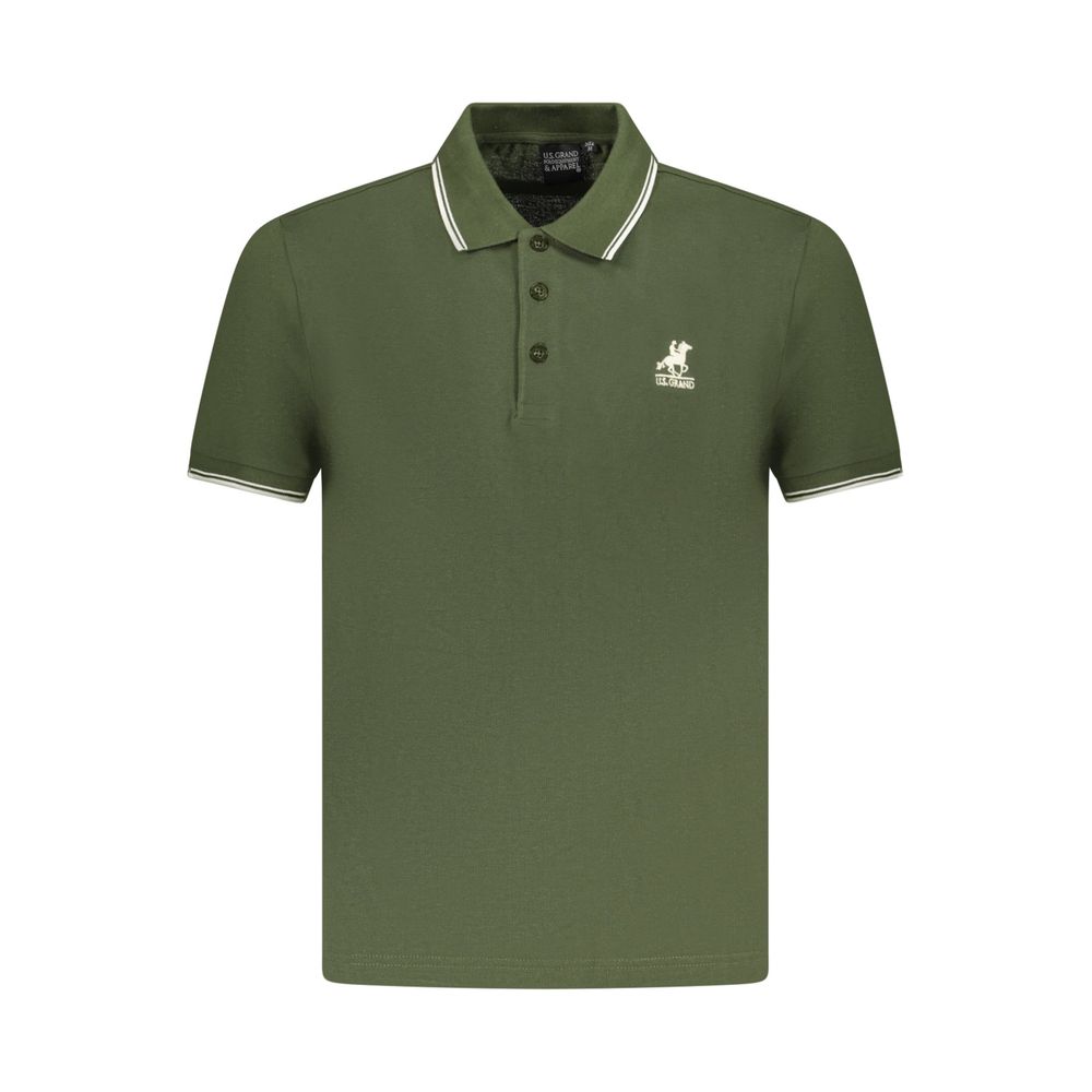 U.S. Grand Polo Verde Cotton Men Polo Shirt