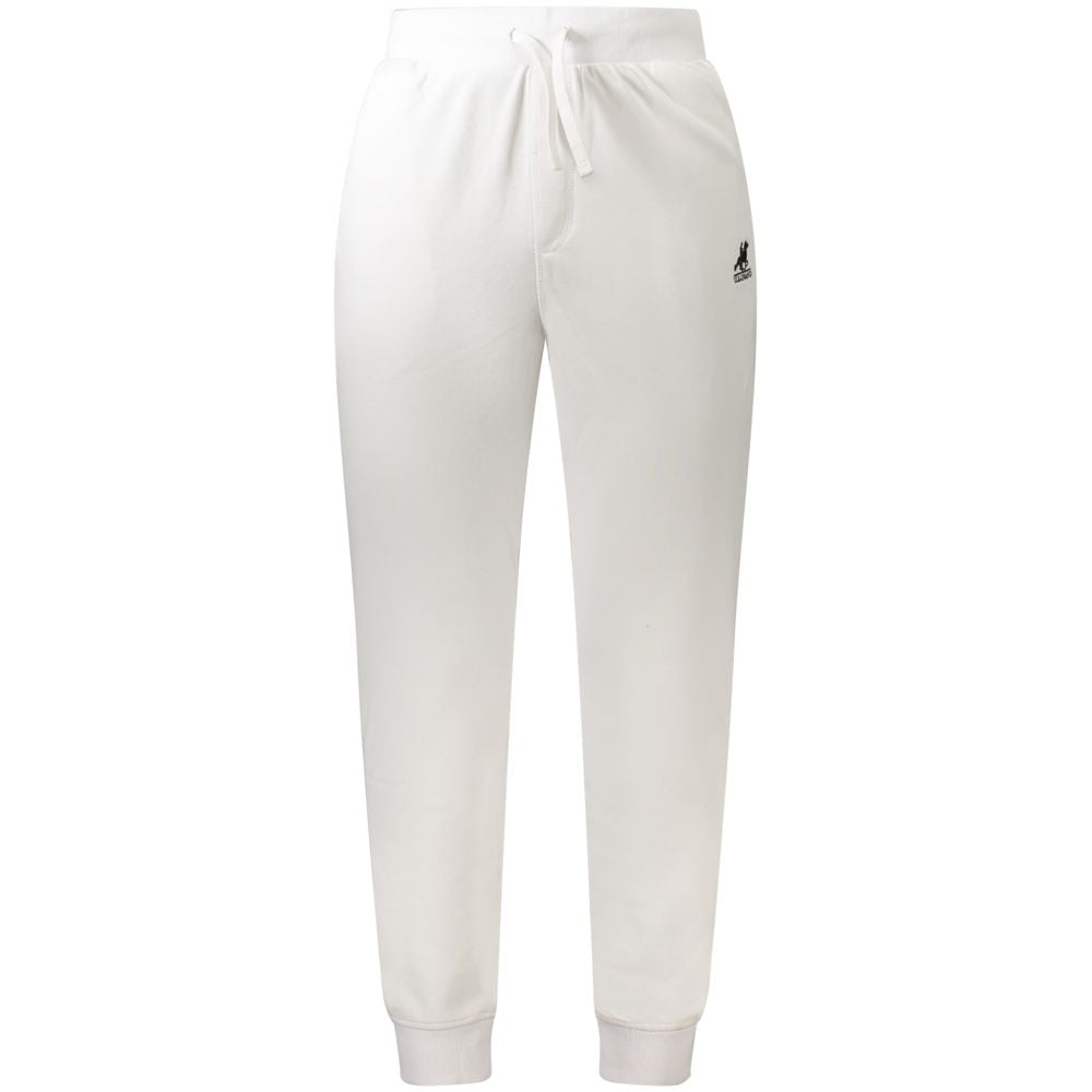 U.S. Grand Polo White Cotton Men's Sweatpant U.S. Grand Polo
