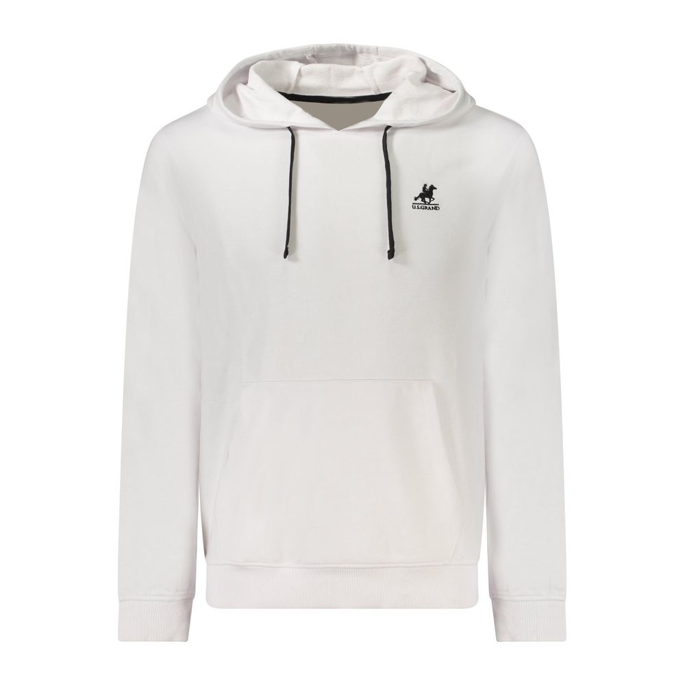 U.S. Grand Polo White Cotton Men Sweatshirt