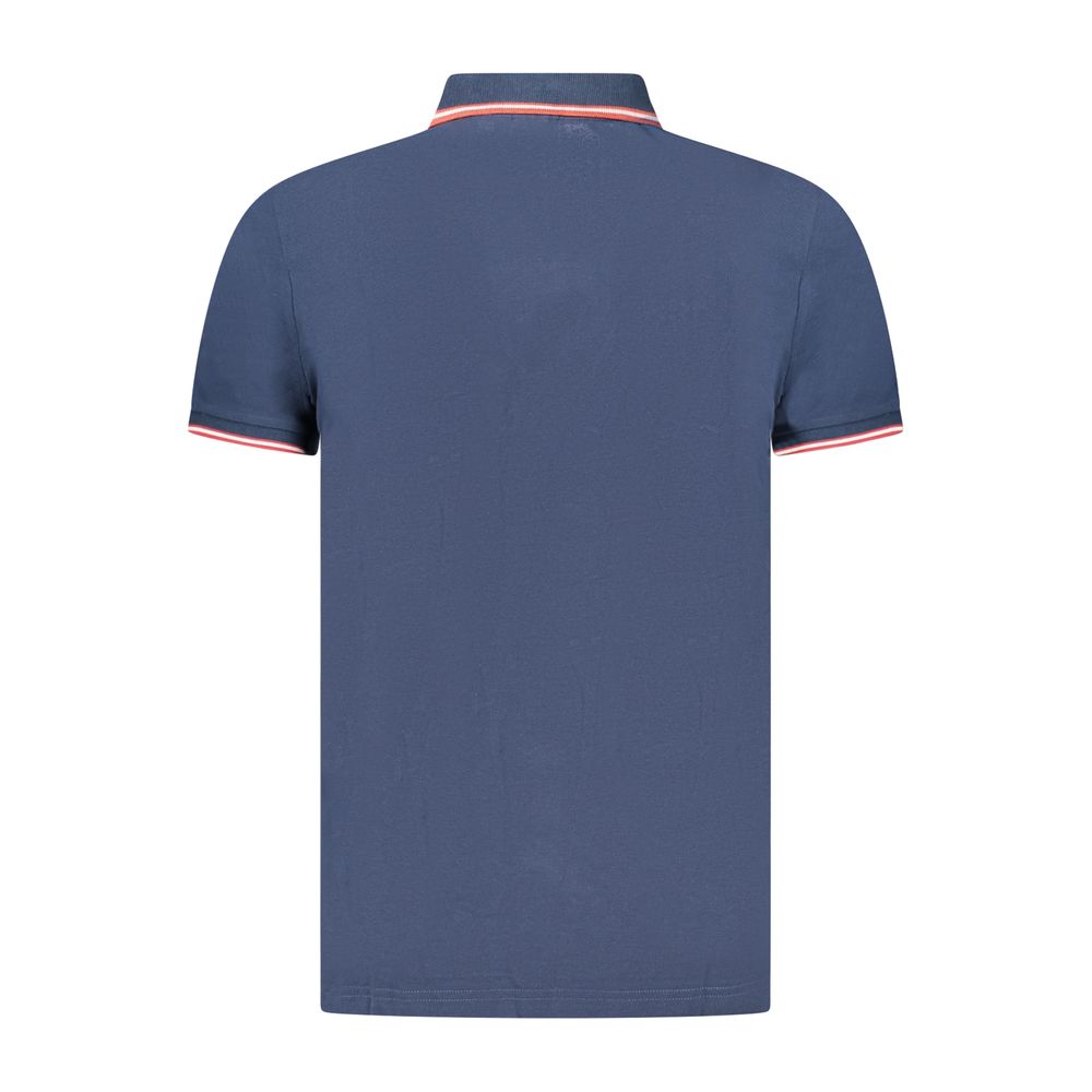 U.S. Grand Polo Blue Cotton Men Polo