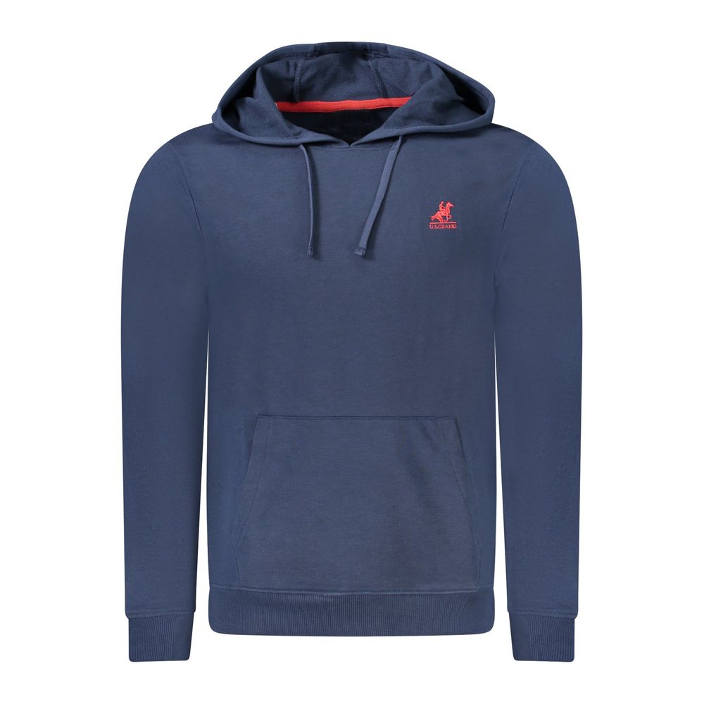 U.S. Grand Polo Blue Cotton Men's Hoodie