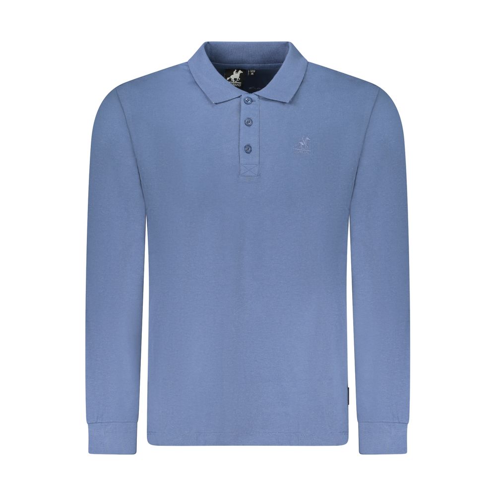 U.S. Grand Polo Blue Cotton Men's Polo Shirt
