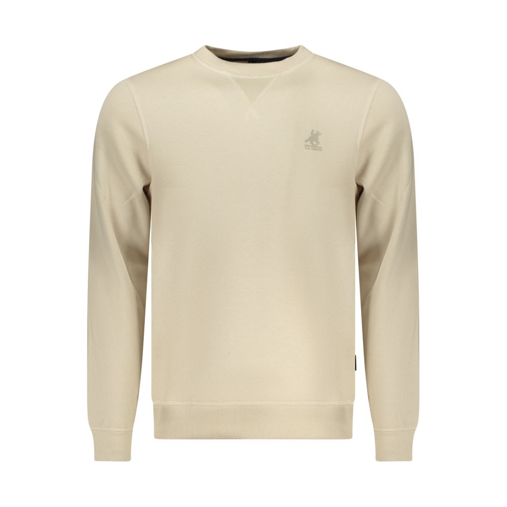 U.S. Grand Polo Beige Polyester Men Sweatshirt