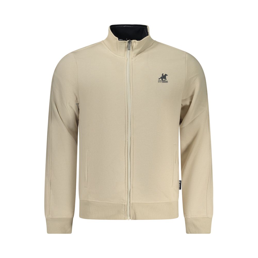 U.S. Grand Polo Beige Cotton Men's Sweatshirt