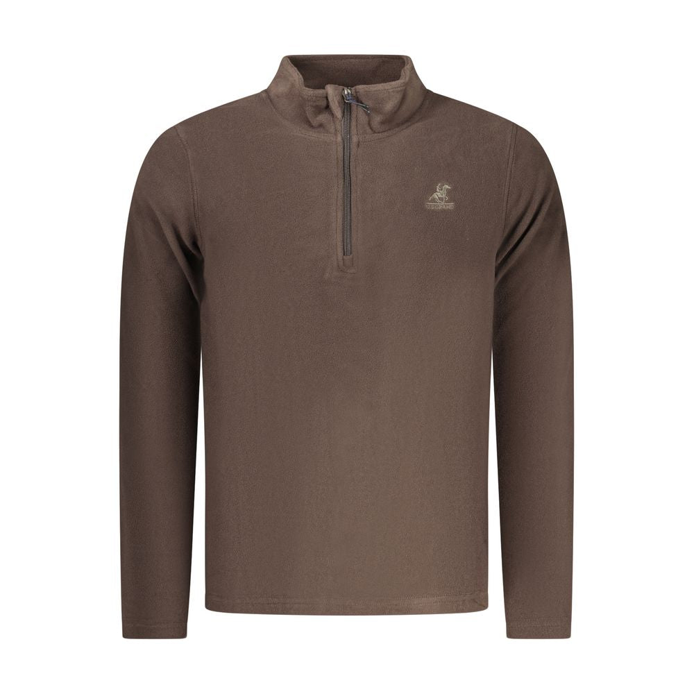 U.S. Grand Polo Marrone Polyester Men Sweatshirt