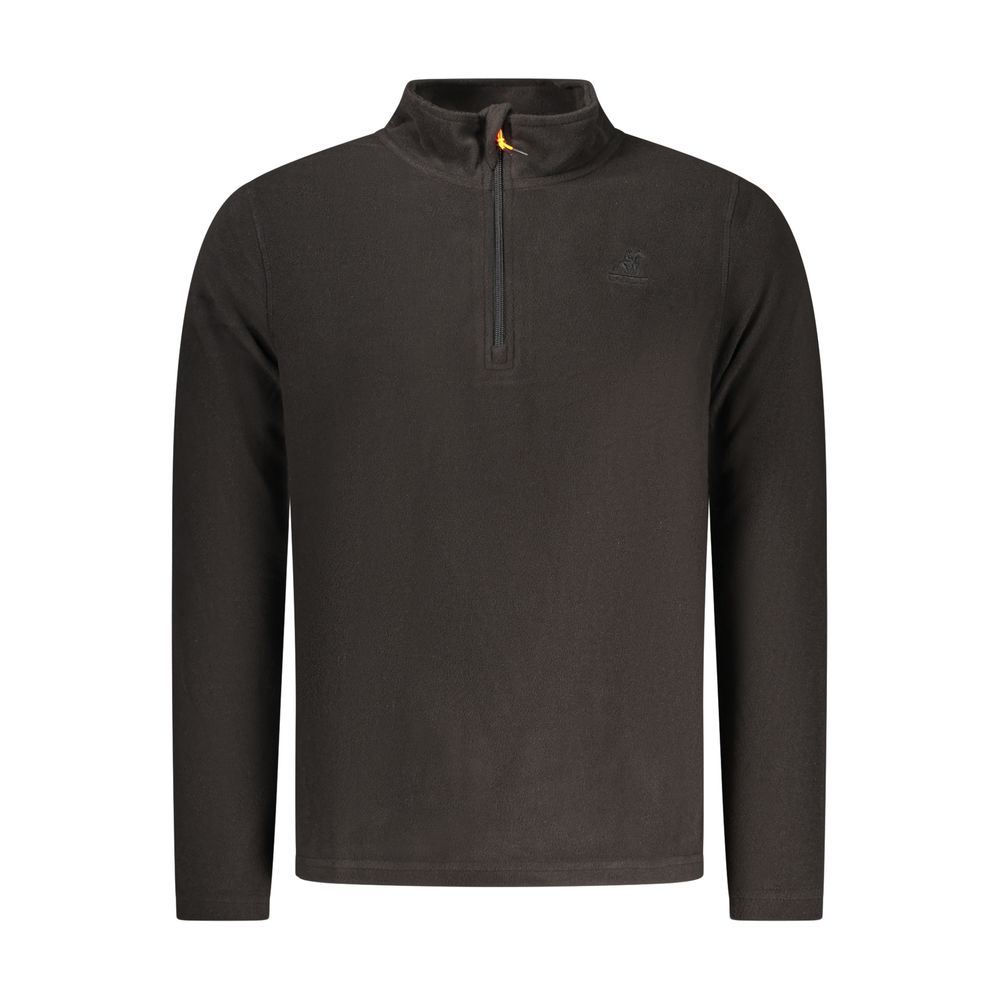 U.S. Grand Polo Black Polyester Men's Sweatshirt