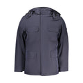 U.S. Grand Polo Blue Polyester Men's Parka Jacket