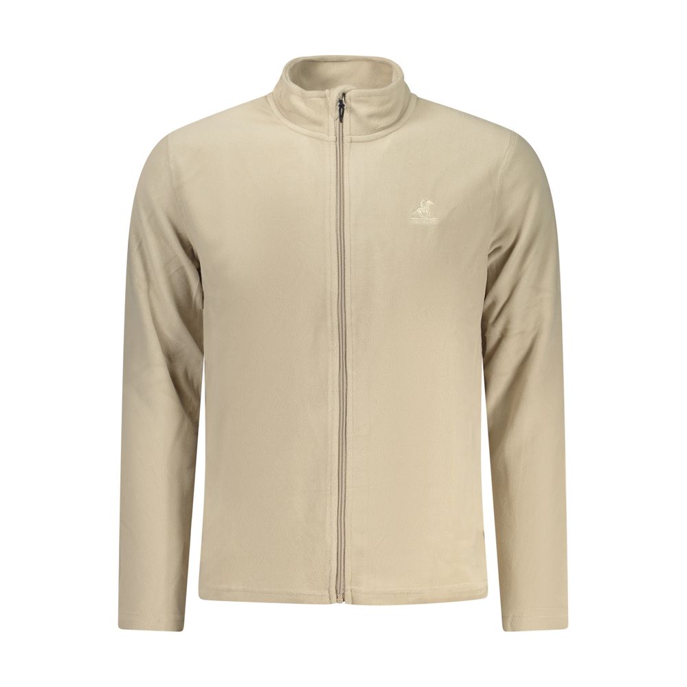 U.S. Grand Polo Beige Polyester Mens Sweatshirt