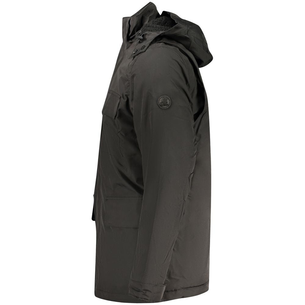 U.S. Grand Polo Black Polyester Mens Jacket