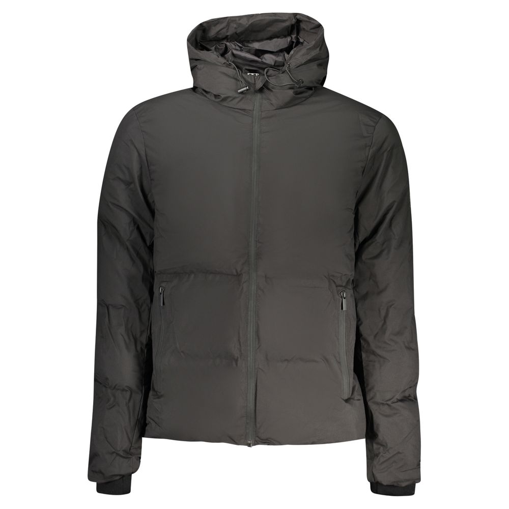 U.S. Grand Polo Black Polyester Men's Jacket