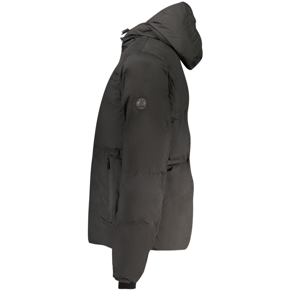 U.S. Grand Polo Black Polyester Men's Jacket