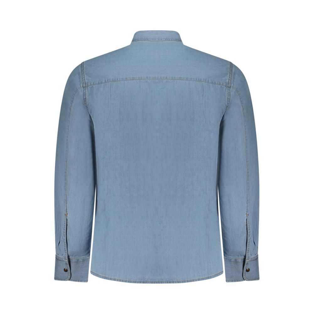 U.S. Grand Polo Azzurro Cotton Mens Shirt