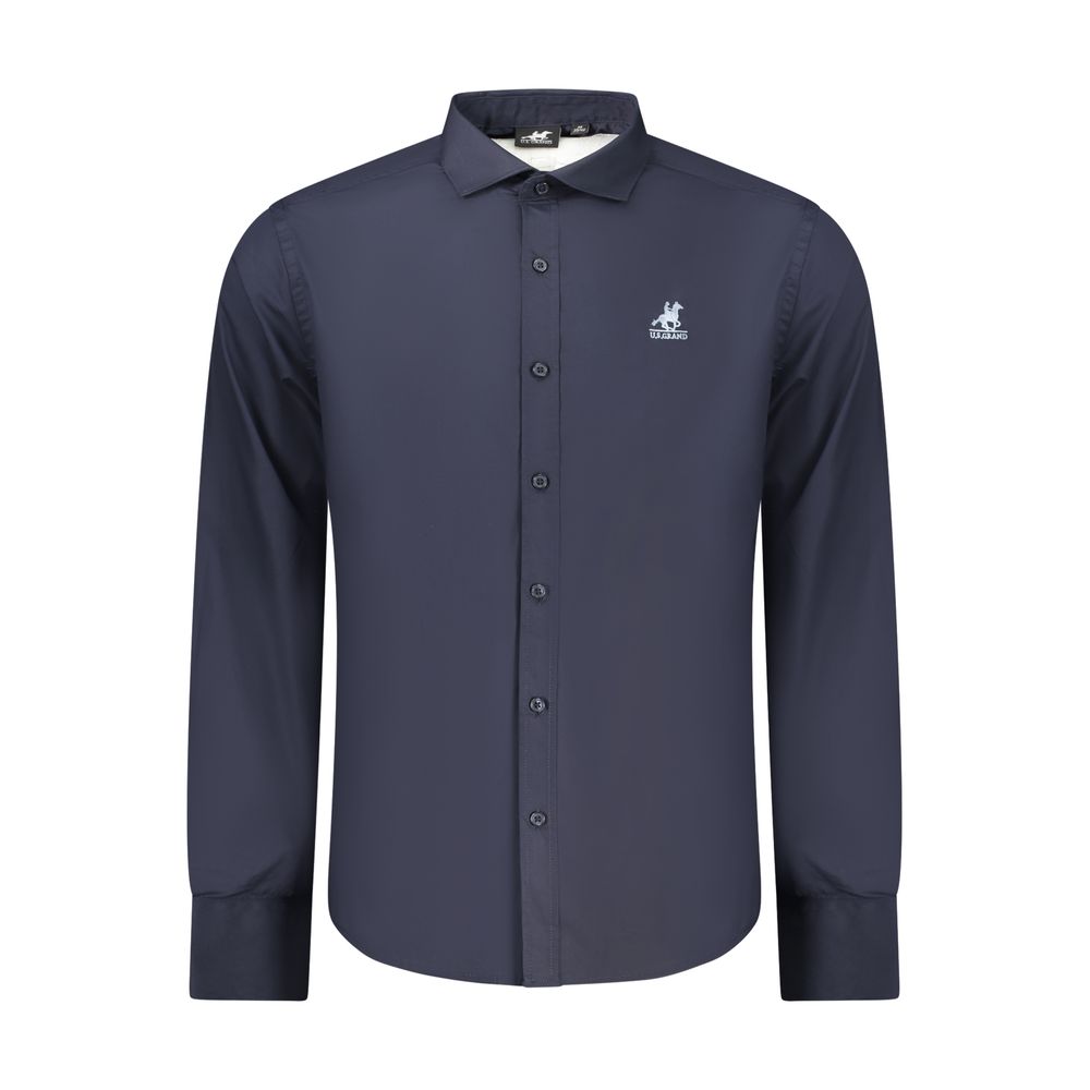 U.S. Grand Polo Blue Cotton Men Shirt