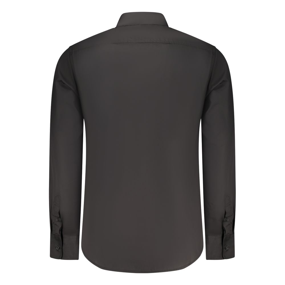 U.S. Grand Polo Black Cotton Mens Shirt