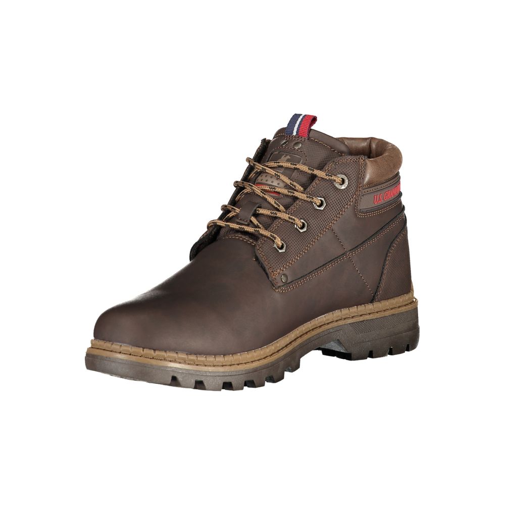 U.S. Grand Polo Marrone Polyurethane Men Ankle Boot