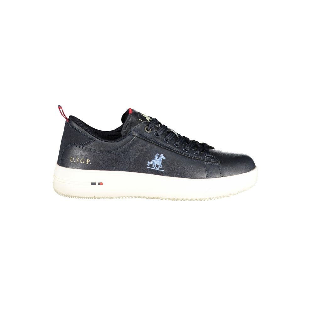 U.S. Grand Polo Blue Polyester Men Sneaker