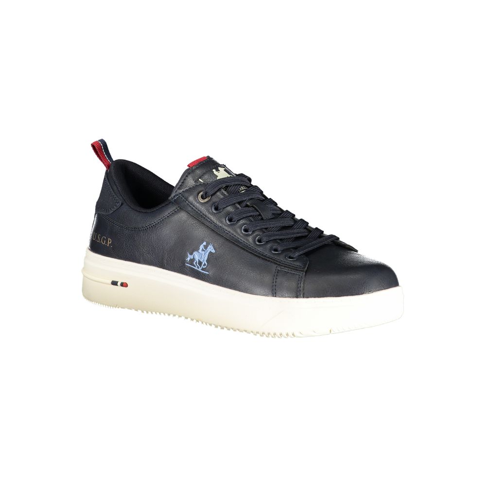 U.S. Grand Polo Blue Polyester Men Sneaker