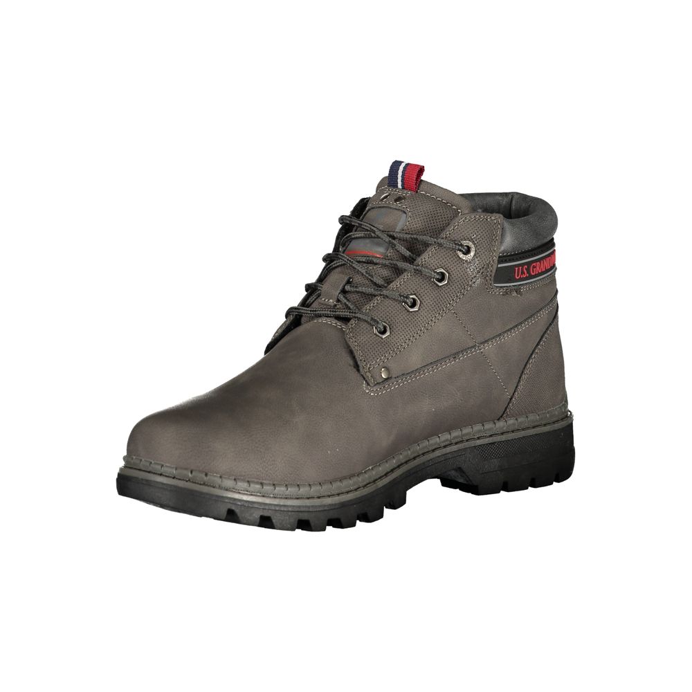U.S. Grand Polo Grigio Polyurethane Men Ankle Boot U.S. Grand Polo