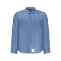 U.S. Grand Polo Blue Cotton Men Shirt