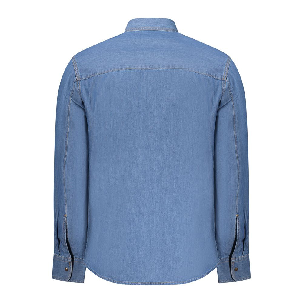 U.S. Grand Polo Blue Cotton Men Shirt