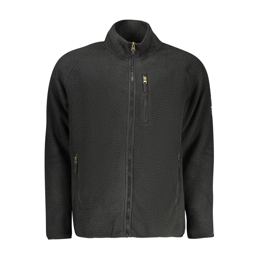U.S. Grand Polo Black Polyester Men's Sweatshirt U.S. Grand Polo