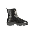 Cafenoir Black Leather Women Ankle Boot