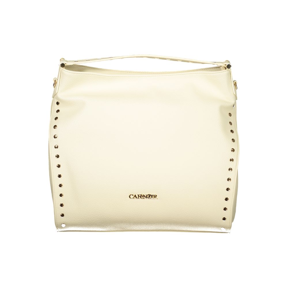 Cafenoir Beige Polyurethane Women Shoulder Bag Cafenoir
