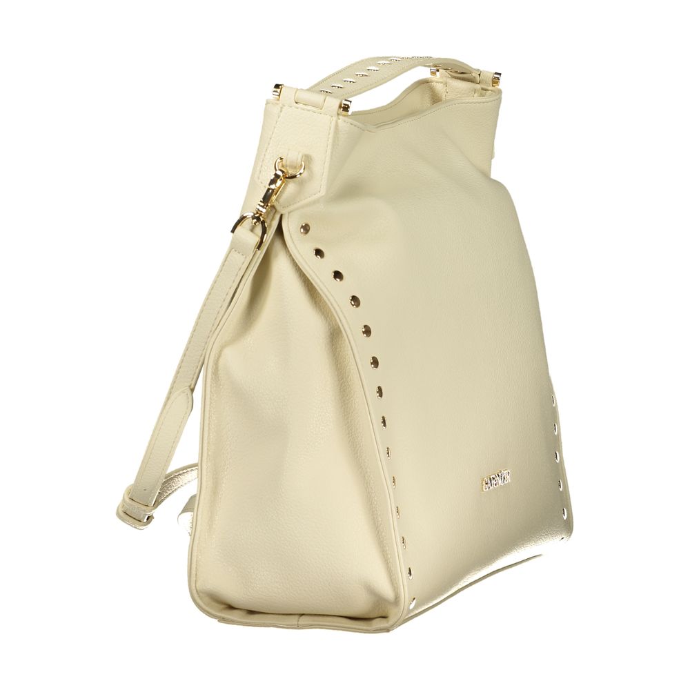 Cafenoir Beige Polyurethane Women Shoulder Bag Cafenoir