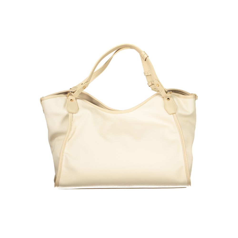 Cafenoir Beige Polyurethane Women Shoulder Bag Cafenoir
