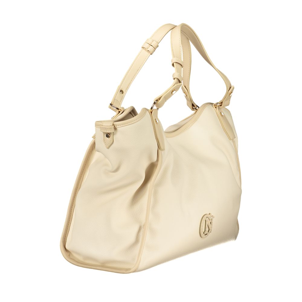 Cafenoir Beige Polyurethane Women Shoulder Bag Cafenoir