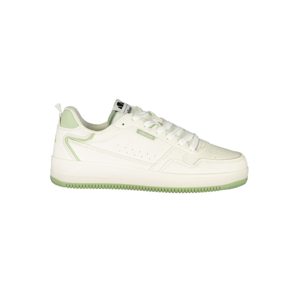 Ellesse White Polyurethane Women Sneaker