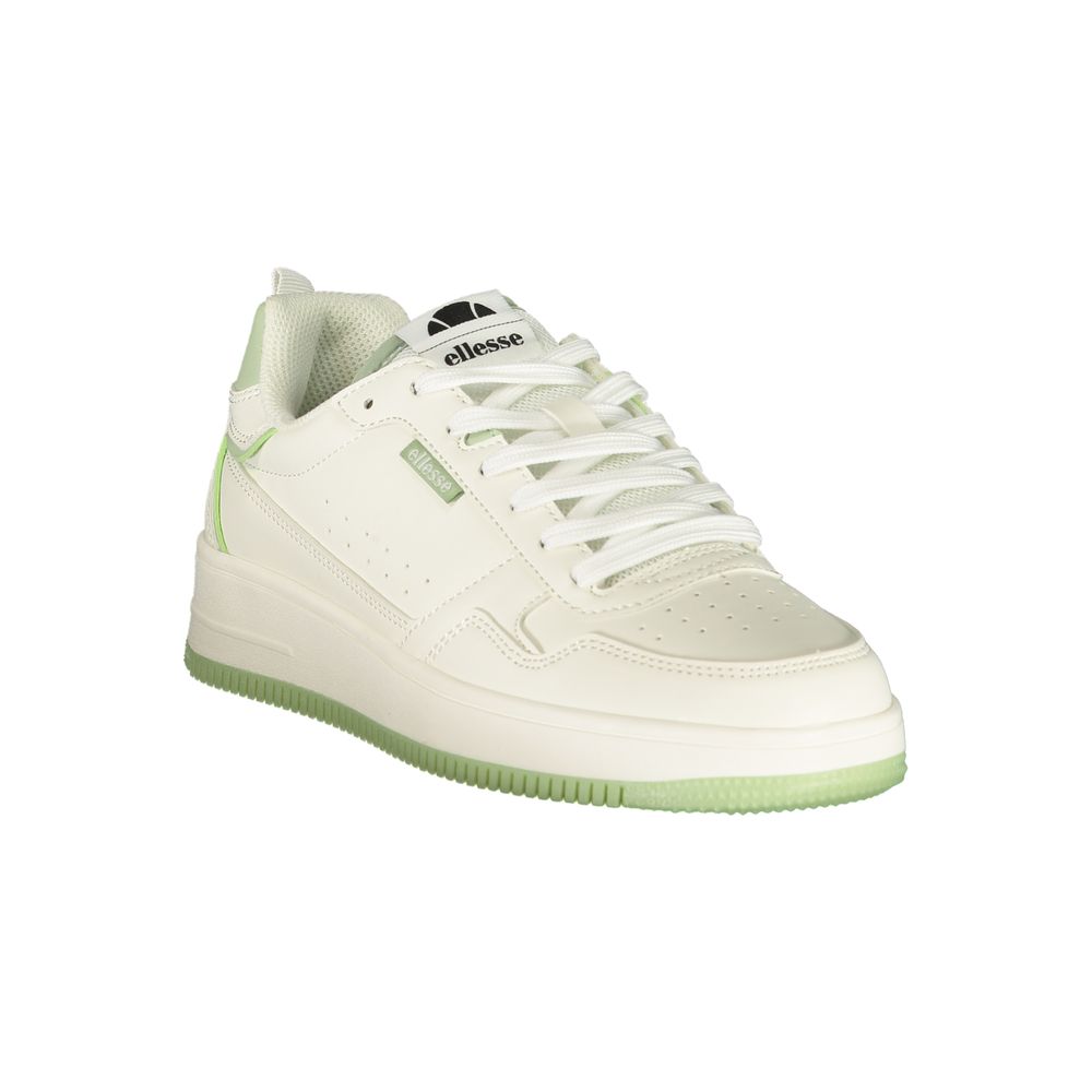 Ellesse White Polyurethane Women Sneaker