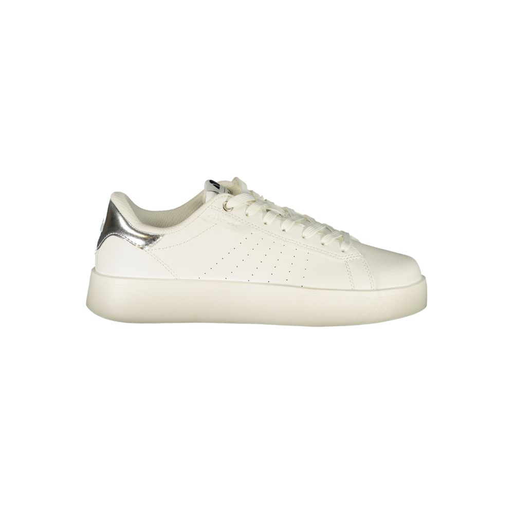 Ellesse White Polyurethane Women Sneaker