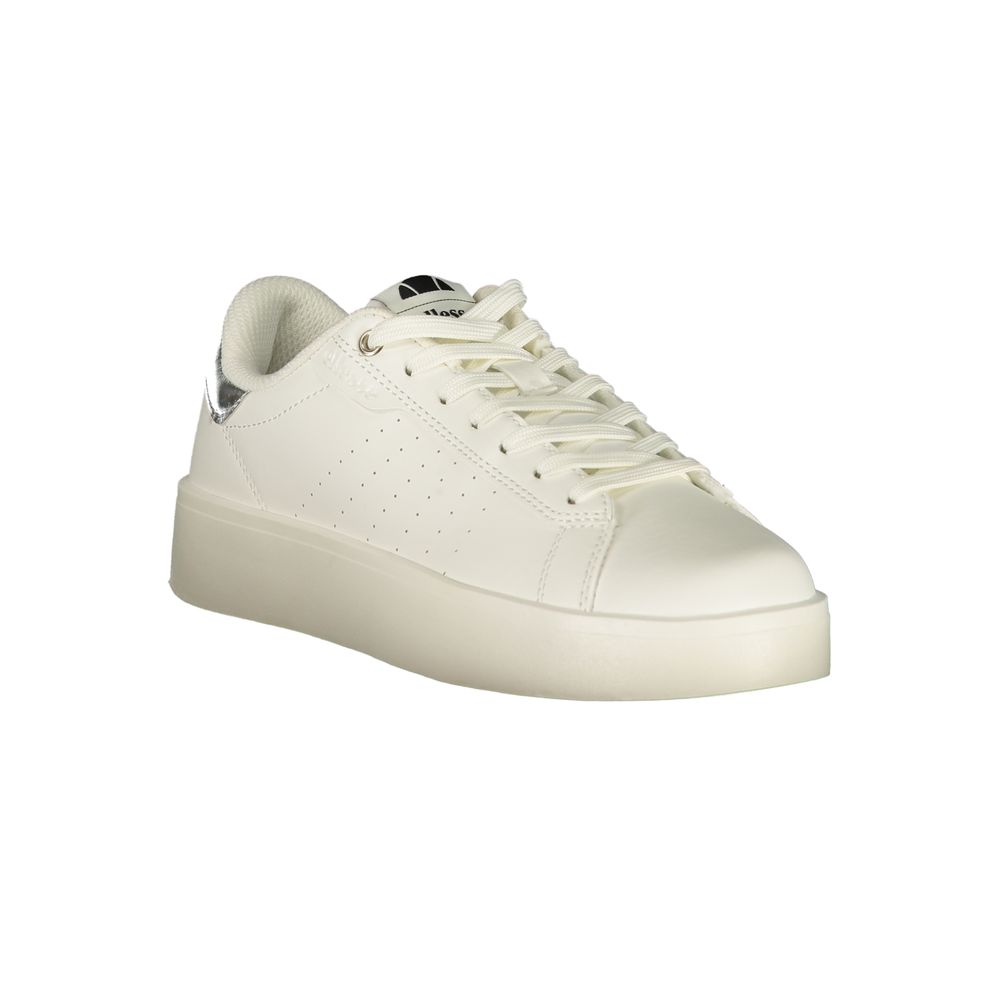 Ellesse White Polyurethane Women Sneaker