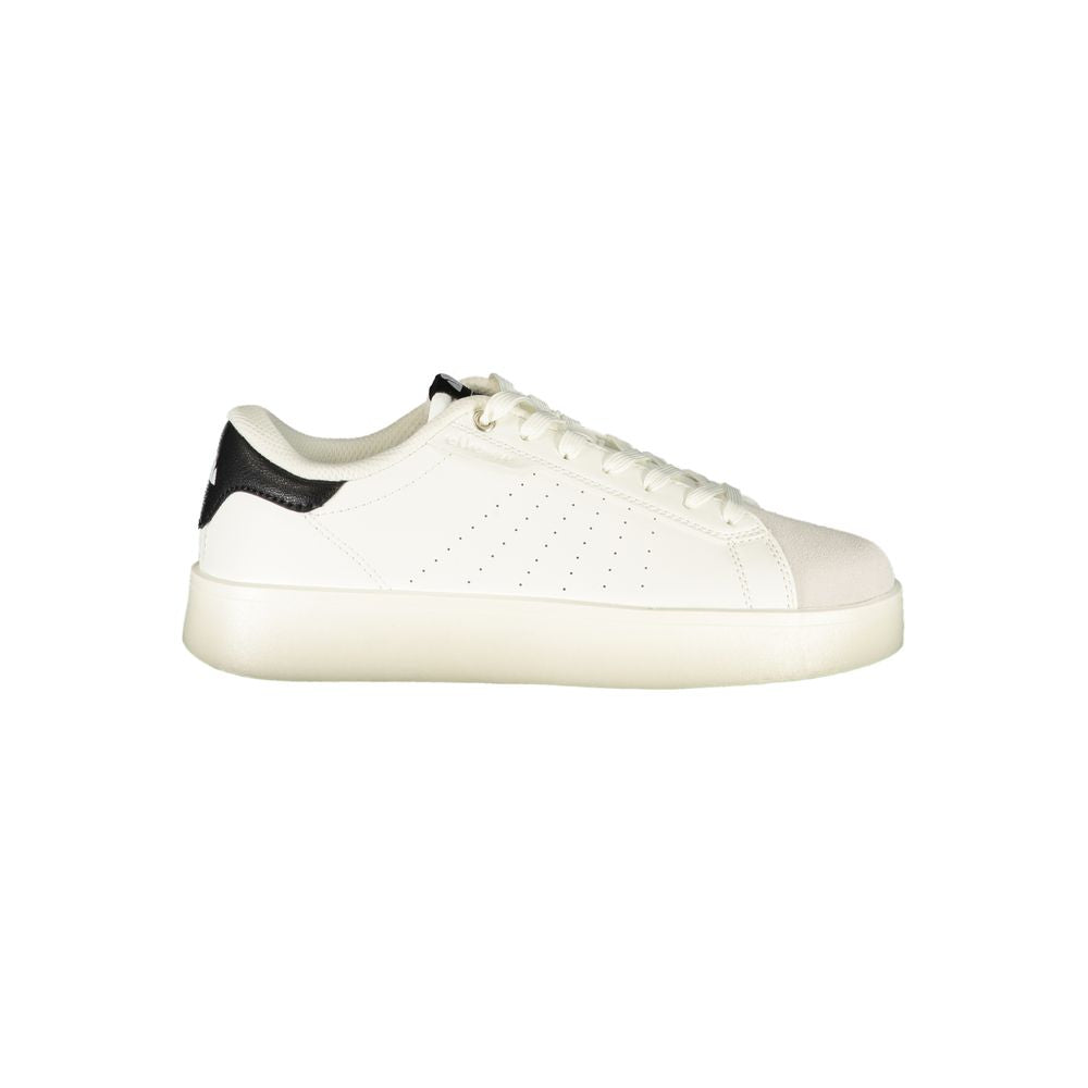 Ellesse Bianco Polyurethane Women Sneaker
