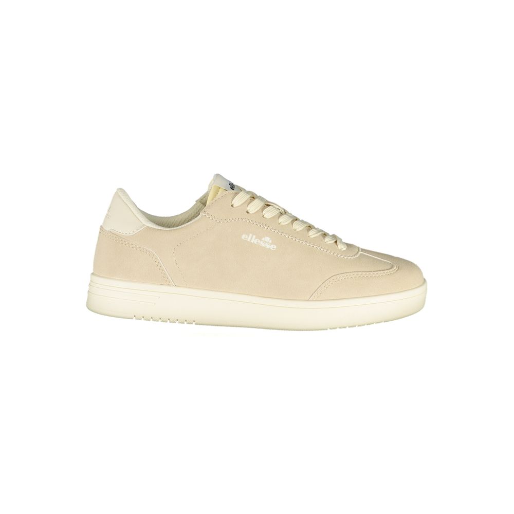 Ellesse Beige Polyurethane Women Sneaker