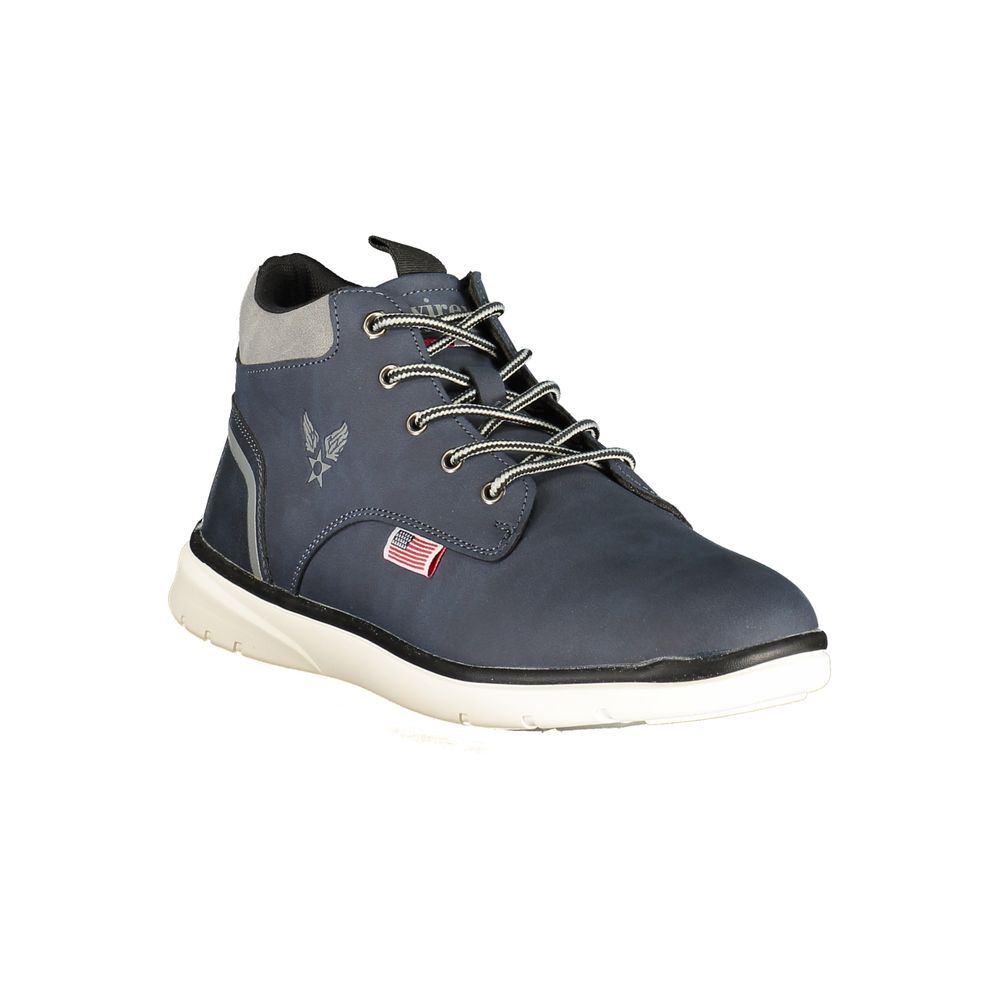 Avirex Blue Polyurethane Men Ankle Boot Avirex