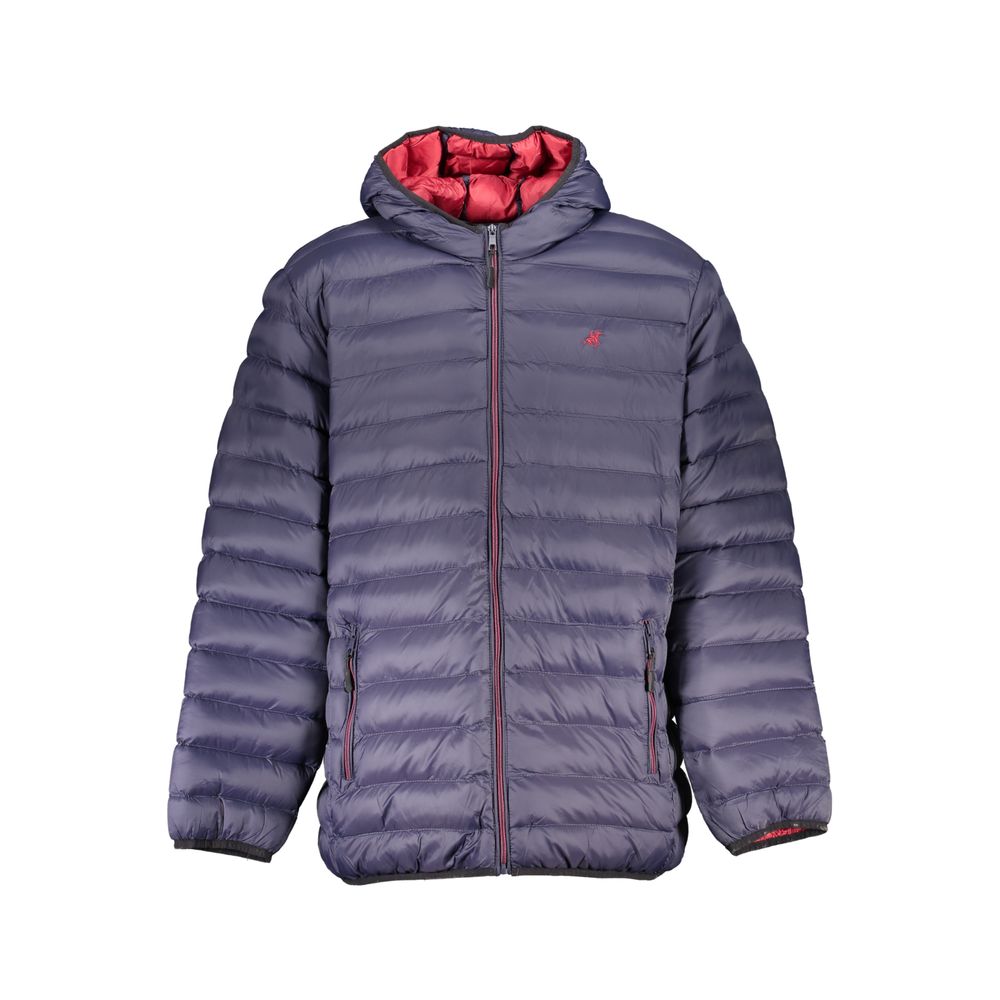 U.S. Grand Polo Blue Polyester Men's Jacket