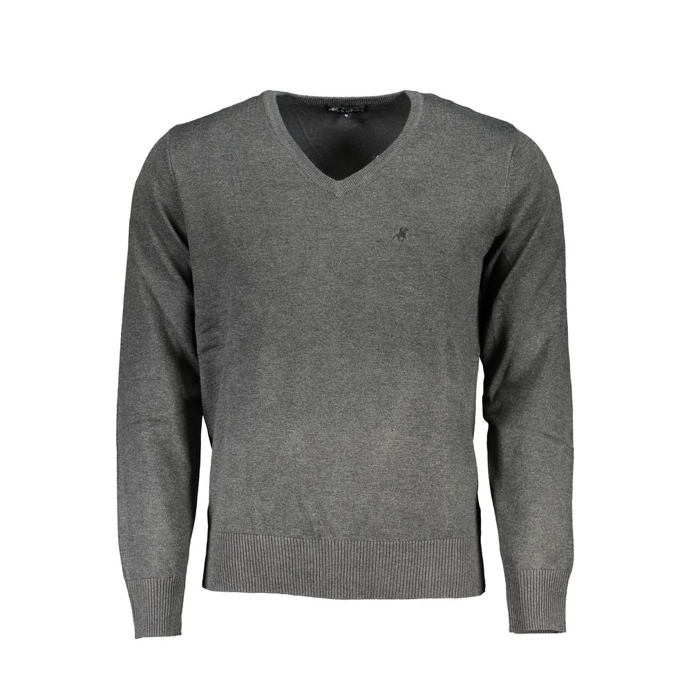 U.S. Grand Polo Gray Viscosa Mens Sweater