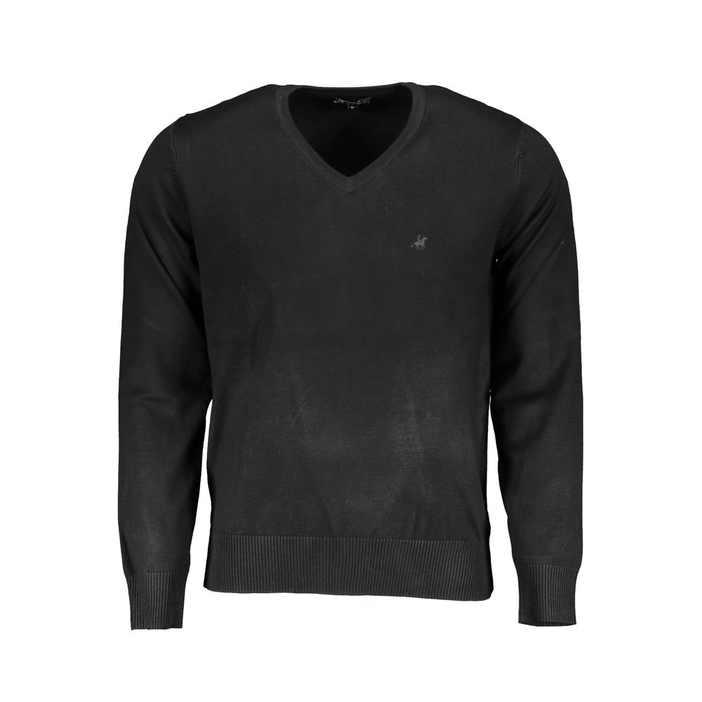 U.S. Grand Polo Nero Viscosa Uomo Maglia