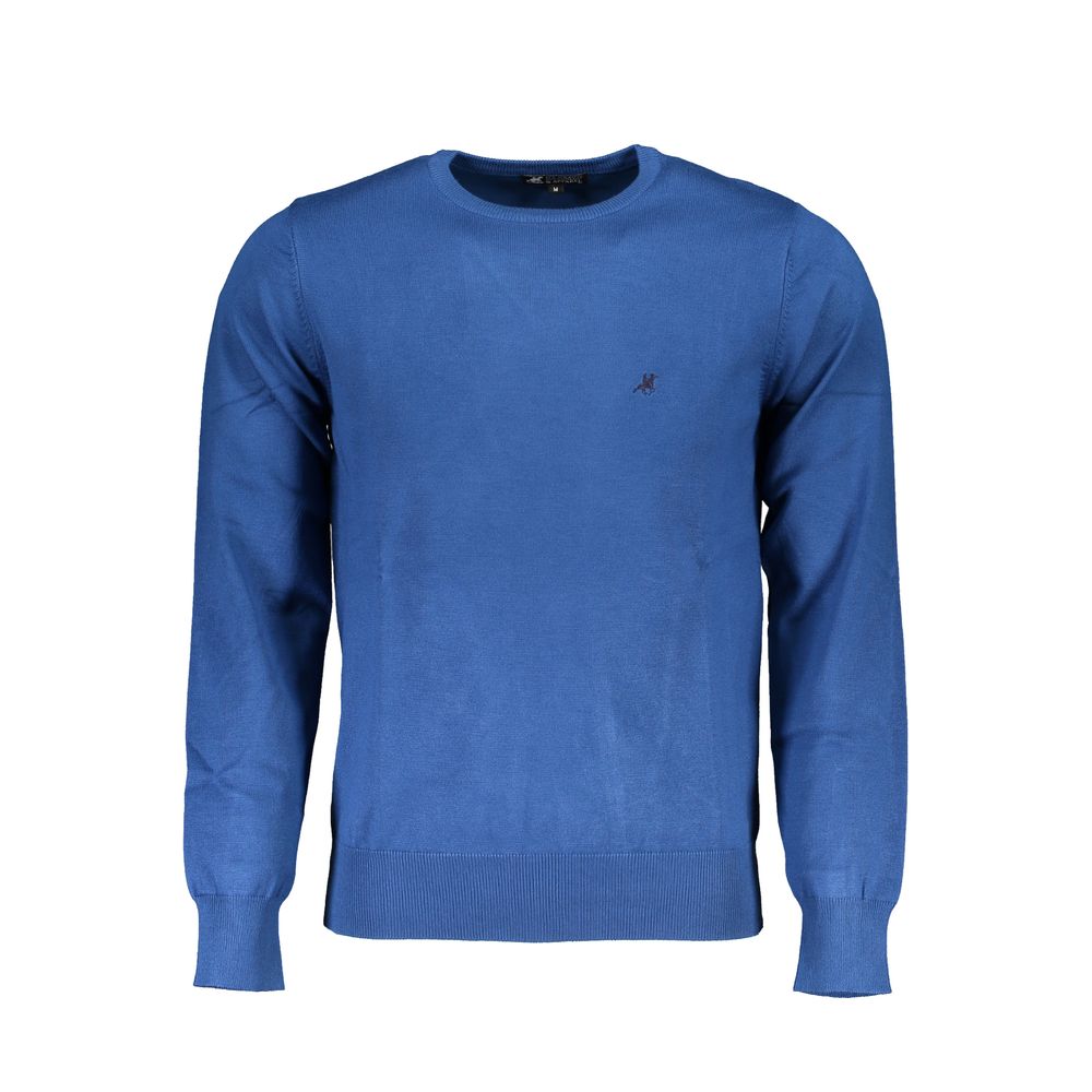 U.S. Grand Polo Blue Viscosa Men's Sweater