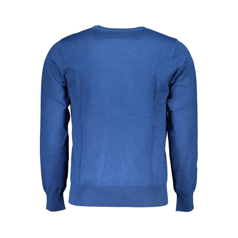 U.S. Grand Polo Blue Viscosa Men's Sweater