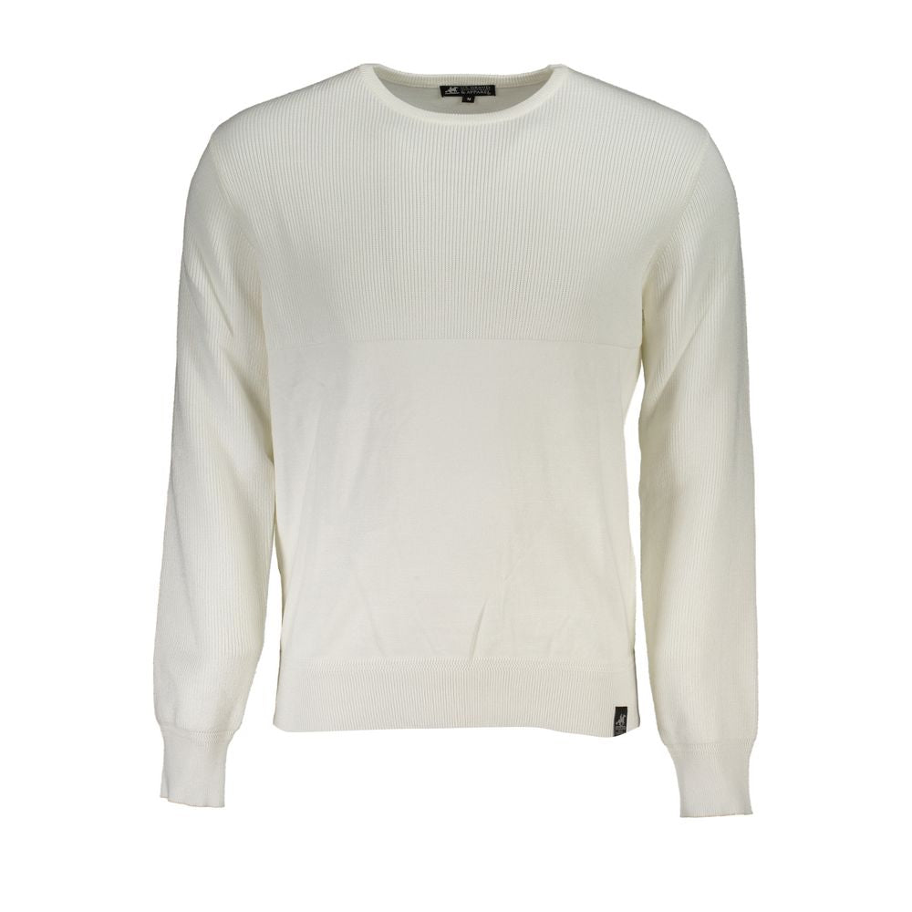 U.S. Grand Polo White Viscosa Men Sweater